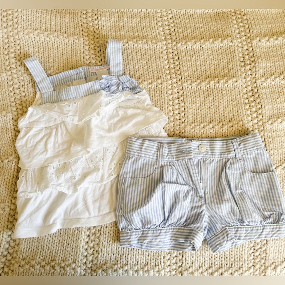 Janie and Jack, size 2T, vintage pink tag, shorts set